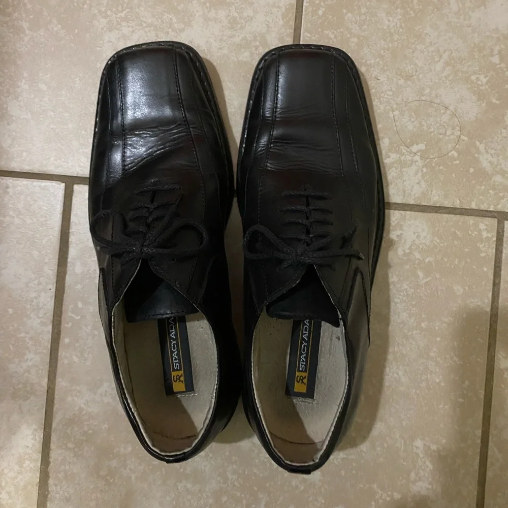 Stacy Adams dress‎ shoes men’s 8.5 black business office casual church career